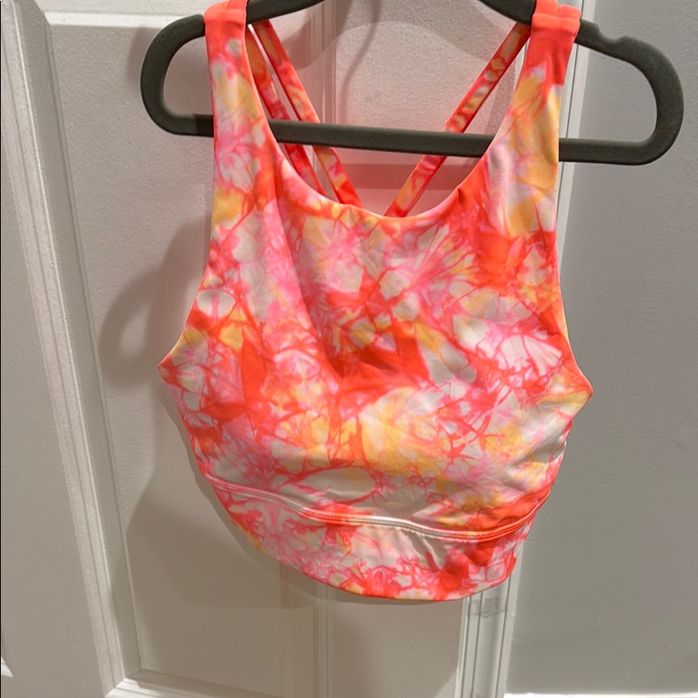Vibrant Tie-Dye Sports Bra by Lululemon